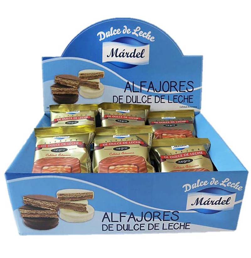 SWEET ALFAJOR BLACK MARDEL(24X50G)1.2KG