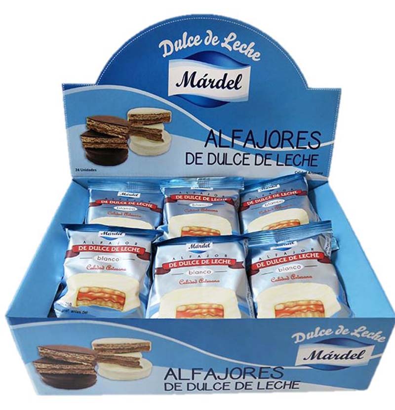 SWEET ALFAJOR WHITE MARDEL(24X50G)1.2KG