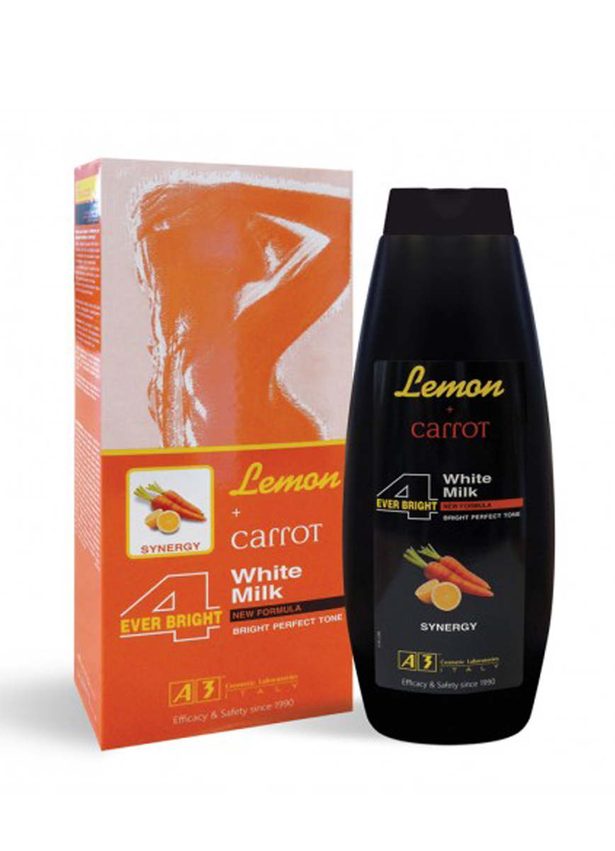 A3 LEMON+CARROT WHITE MILK 12*400ML