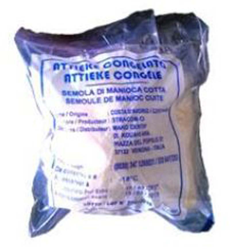 CASSAVA FLOUR (ATTIEKE)FROZEN SMALL 15KG