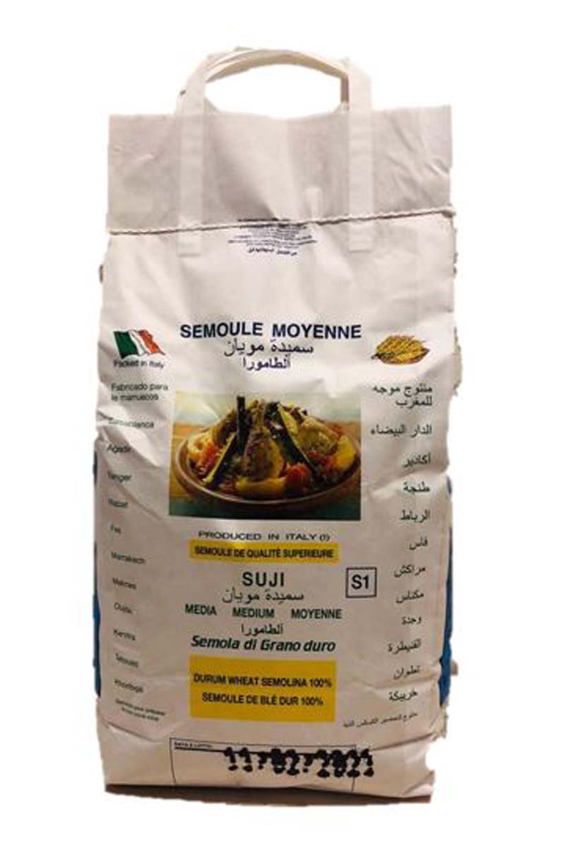 CP DURO WHEAT SEMOLINA 5KG MEDIUM