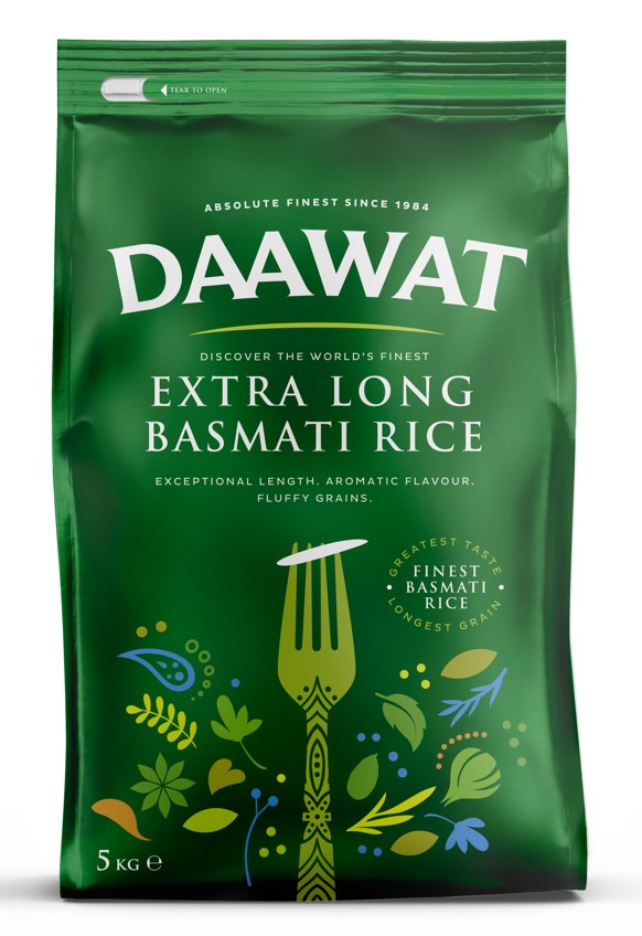 BASMATI DAAWAT EXTRA LONG RICE 5KG